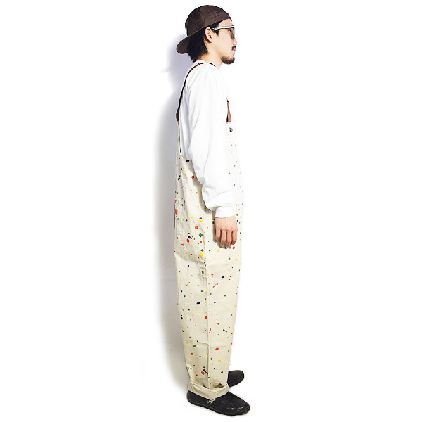 COOKMAN クックマン FISHERMAN'S BIB OVERALL -SAUCE SPLASH- メンズ オーバーオール サロペット パンツ 送料無料 atfpts