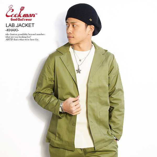 COOKMAN クックマン LAB.JACKET -KHAKI- メンズ ジャケット ラボ