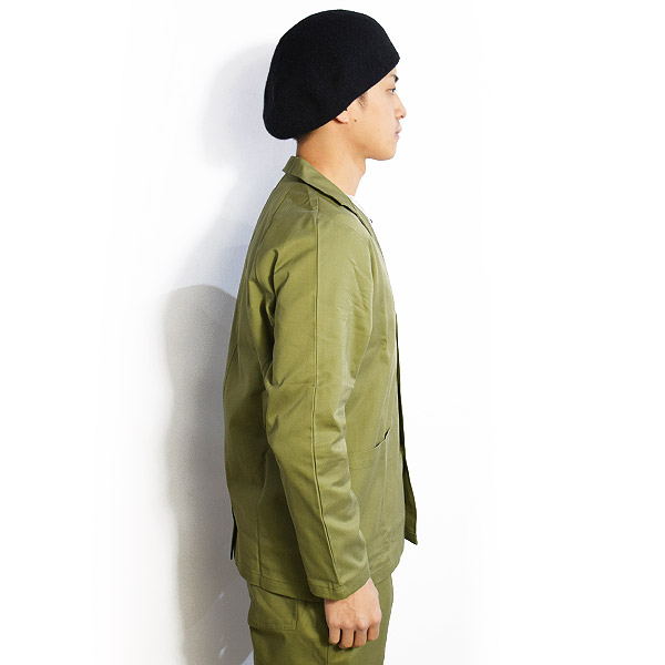 COOKMAN クックマン LAB.JACKET -KHAKI- メンズ ジャケット ラボジャケット アウター ストリート atfjkt