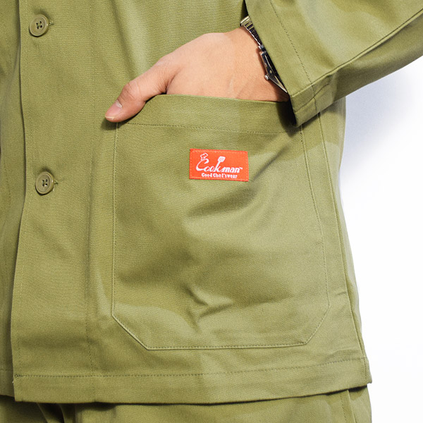 COOKMAN クックマン LAB.JACKET -KHAKI- メンズ ジャケット ラボジャケット アウター ストリート atfjkt