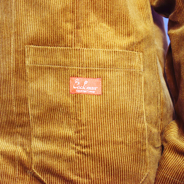 COOKMAN クックマン LAB.JACKET CORDUROY -BROWN- 231-03417 メンズ ジャケット ラボジャケット アウター ストリート atfjkt