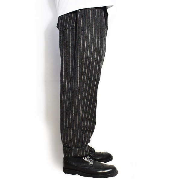 COOKMAN クックマン CHEF PANTS WOOL MIX STRIPE -GRAY- 231-03801 メンズ パンツ シェフパンツ イージーパンツ ストリート atfpts