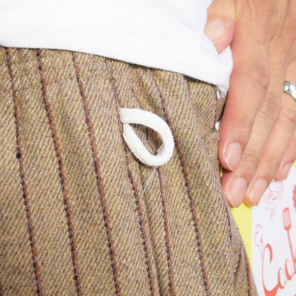 COOKMAN クックマン CHEF PANTS WOOL MIX STRIPE -BEIGE- 231-03802 メンズ パンツ シェフパンツ イージーパンツ ストリート atfpts