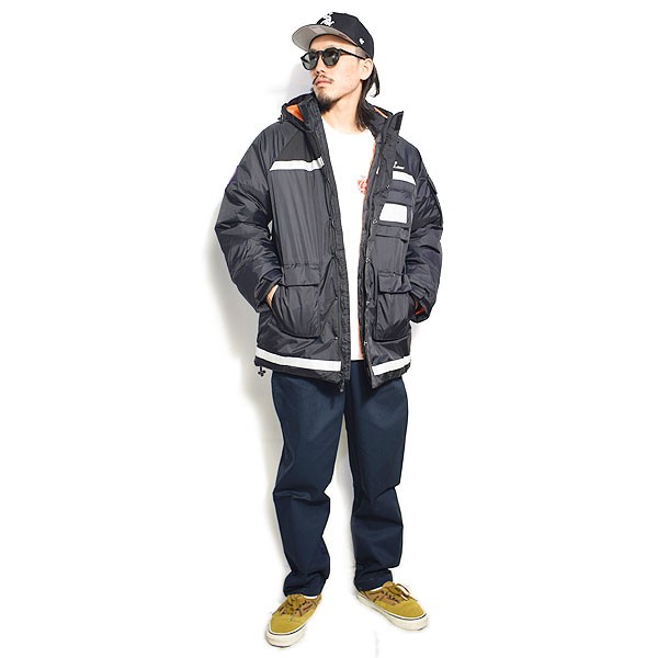 COOKMAN クックマン FREEZER JACKET -BLACK- メンズ ジャケット フリーザージャケット アウター 送料無料 ストリート  atfjkt｜au PAY マーケット