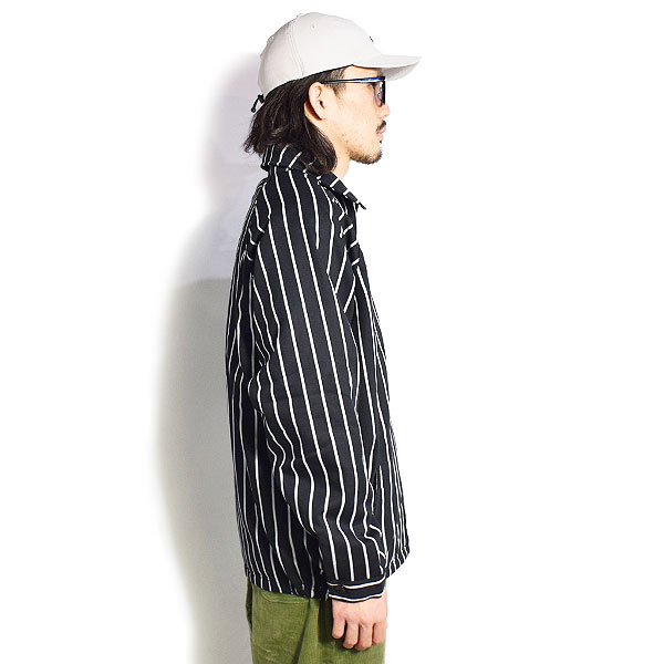 COOKMAN クックマン DELIVERY JACKET EX WARM STRIPE -BLACK- メンズ ジャケット デリバリージャケット 中綿 ストリート atfjkt