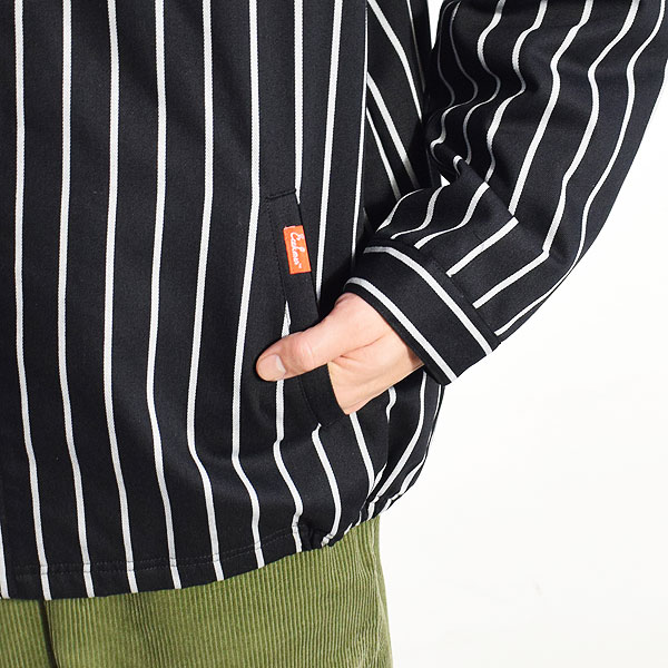COOKMAN クックマン DELIVERY JACKET EX WARM STRIPE -BLACK- メンズ ジャケット デリバリージャケット 中綿 ストリート atfjkt
