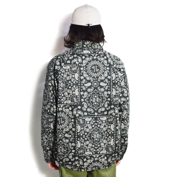 COOKMAN クックマン DELIVERY JACKET EX WARM PAISLEY -BLACK- メンズ  デリバリー ジャケット 中綿 ストリート atfjkt