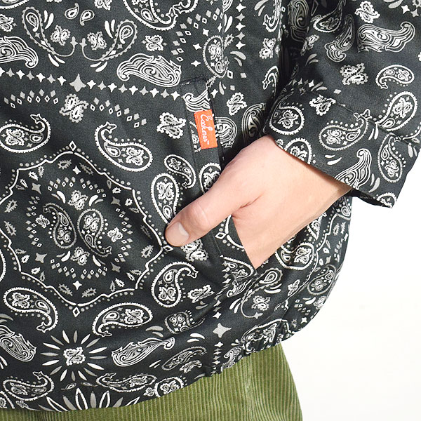 COOKMAN クックマン DELIVERY JACKET EX WARM PAISLEY -BLACK- メンズ  デリバリー ジャケット 中綿 ストリート atfjkt