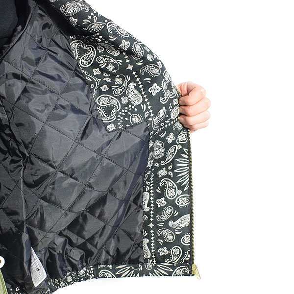 COOKMAN クックマン DELIVERY JACKET EX WARM PAISLEY -BLACK- メンズ  デリバリー ジャケット 中綿 ストリート atfjkt
