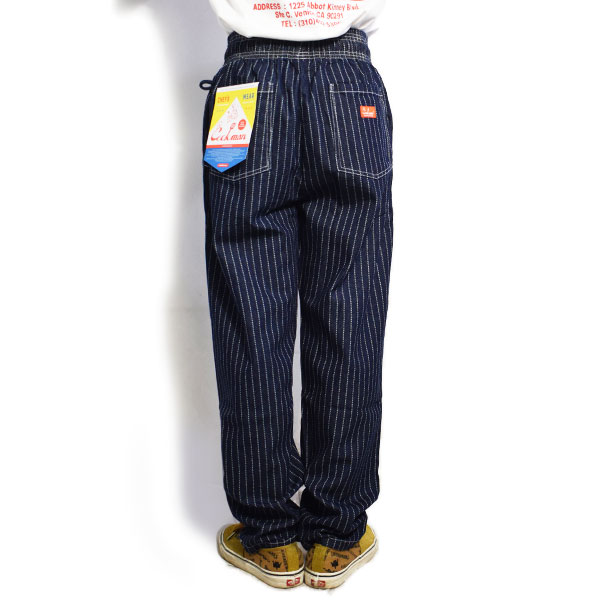COOKMAN クックマン CHEF PANTS WABASH DENIM -NAVY- 231-23858 メンズ パンツ シェフパンツ atfpts