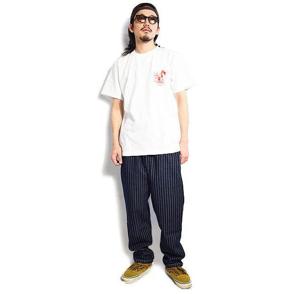 COOKMAN クックマン CHEF PANTS WABASH DENIM -NAVY- 231-23858 メンズ パンツ シェフパンツ atfpts