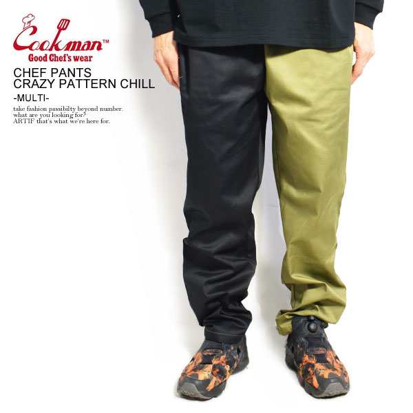 COOKMAN クックマン CHEF PANTS CRAZY PATTERN CHILL -MULTI- メンズ パンツ シェフパンツ イージーパンツ ストリート atfptsの通販は