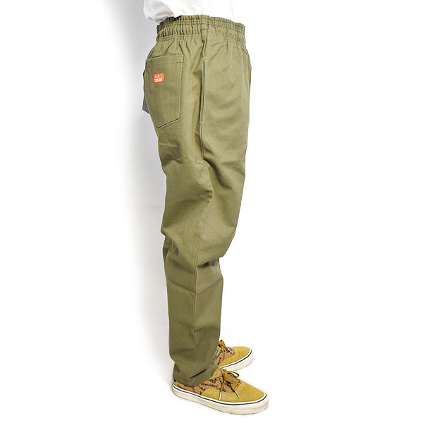 COOKMAN クックマン CHEF PANTS DUCK CANVAS -OLIVE- メンズ パンツ シェフパンツ イージーパンツ ストリート atfpts