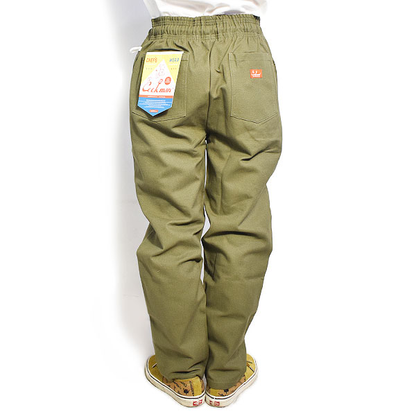 COOKMAN クックマン CHEF PANTS DUCK CANVAS -OLIVE- メンズ パンツ シェフパンツ イージーパンツ ストリート atfpts
