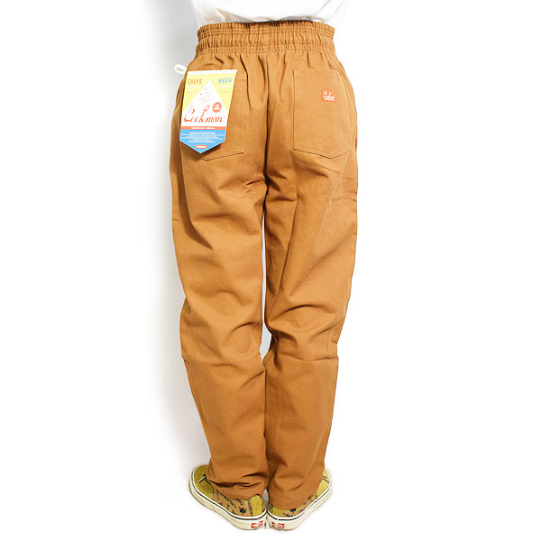 COOKMAN クックマン CHEF PANTS DUCK CANVAS -BROWN- 23808 13826 メンズ パンツ シェフパンツ ストリート atfpts