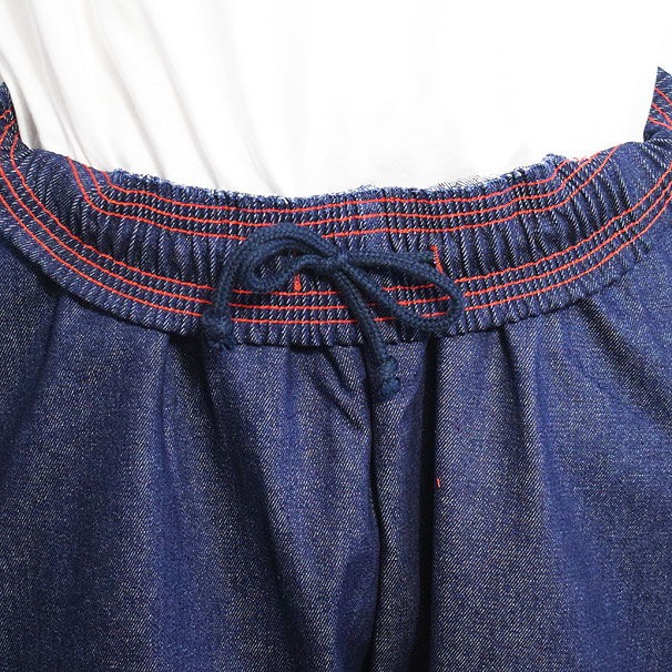 COOKMAN クックマン Chef Pants BBQ Denim -NAVY- メンズ パンツ シェフパンツ イージーパンツ ストリート atfpts