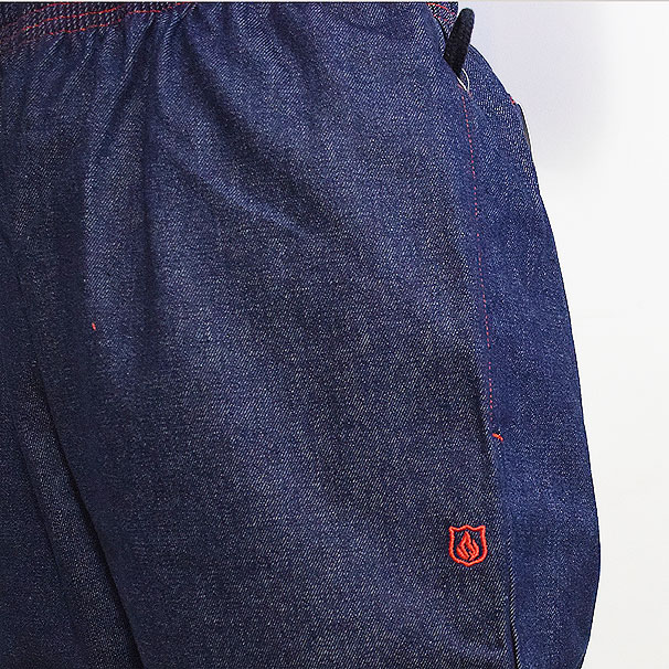 COOKMAN クックマン Chef Pants BBQ Denim -NAVY- メンズ パンツ シェフパンツ イージーパンツ ストリート atfpts