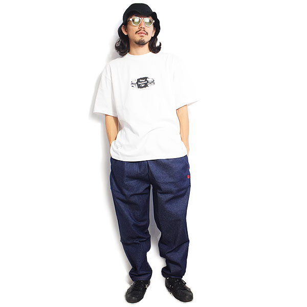 COOKMAN クックマン Chef Pants BBQ Denim -NAVY- メンズ パンツ シェフパンツ イージーパンツ ストリート atfpts