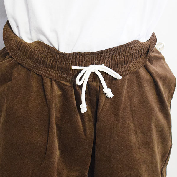 COOKMAN クックマン Chef Pants Velvet Brown -BROWN- メンズ パンツ シェフパンツ イージーパンツ ストリート atfpts