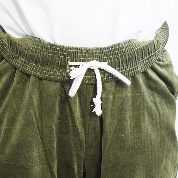 COOKMAN クックマン Chef Pants Velvet Olive -OLIVE GREEN- メンズ パンツ シェフパンツ イージーパンツ ストリート atfpts