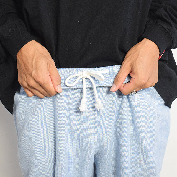 COOKMAN クックマン Chef Pants Milk Tweed Sky -LIGHT BLUE- 34813 メンズ パンツ シェフパンツ イージーパンツ ストリート atfpts