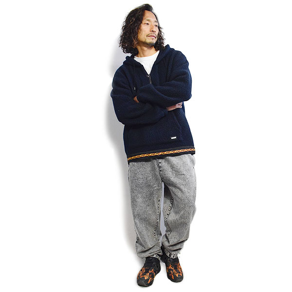 COOKMAN クックマン Chef Pants  Washed Denim Black -BLACK- シェフパンツ イージーパンツ ストリート atfpts