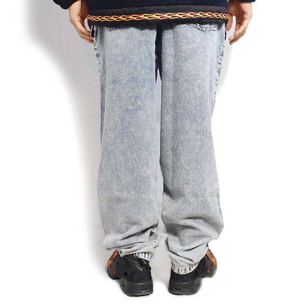 COOKMAN クックマン Chef Pants  Washed Denim Blue -LIGHT BLUE シェフパンツ イージーパンツ ストリート atfpts