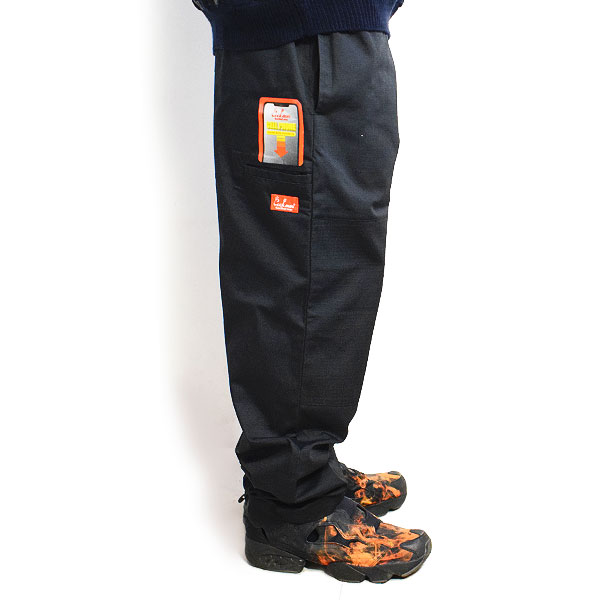 COOKMAN クックマン Chef Pants Double knee Ripstop Black -BLACK- メンズ パンツ シェフパンツ イージーパンツ atfpts