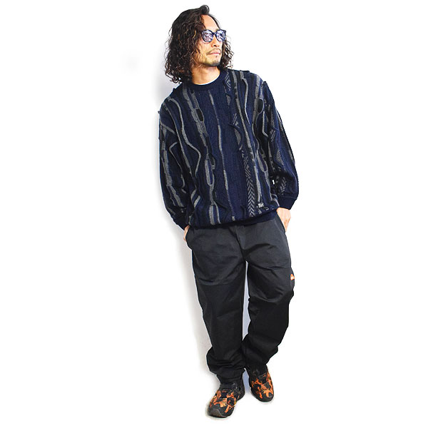 COOKMAN クックマン Chef Pants Double knee Ripstop Black -BLACK- メンズ パンツ シェフパンツ イージーパンツ atfpts