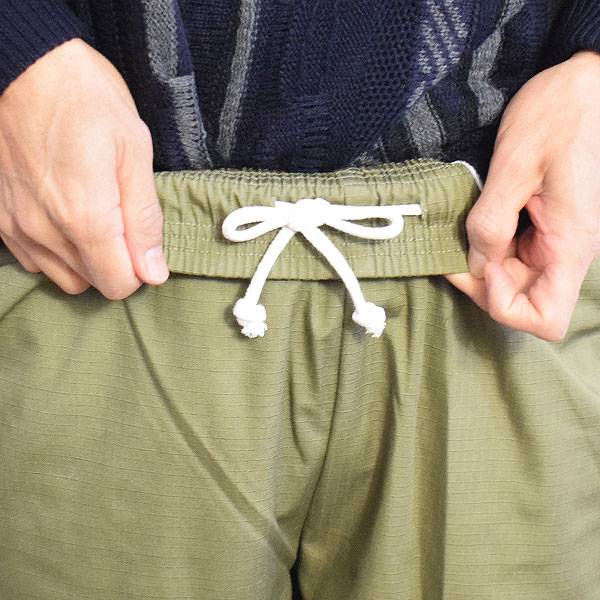 COOKMAN クックマン Chef Pants Double knee Ripstop Olive -OLIVE GREEN- メンズ パンツ シェフパンツ イージーパンツ atfpts