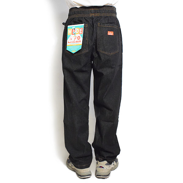 COOKMAN クックマン Chef Pants Semiwide Denim Black -BLACK- メンズ パンツ シェフパンツ イージーパンツ セミワイド atfpts