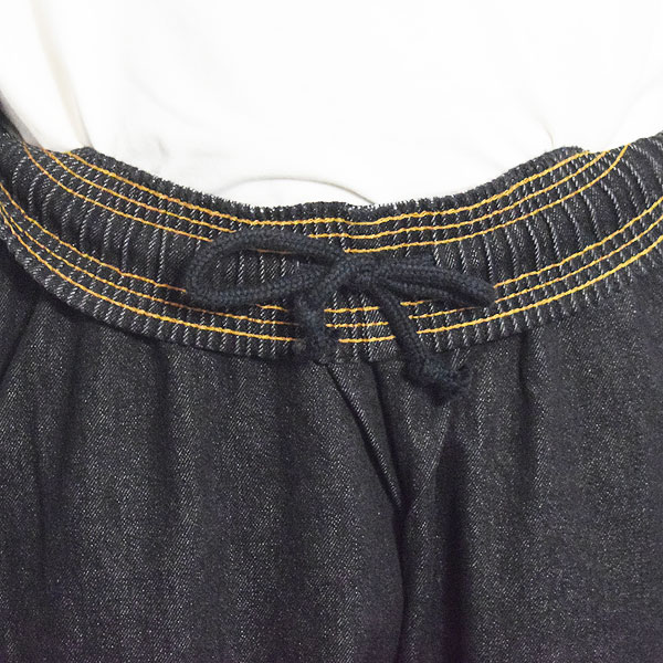 COOKMAN クックマン Chef Pants Semiwide Denim Black -BLACK- メンズ パンツ シェフパンツ イージーパンツ セミワイド atfpts