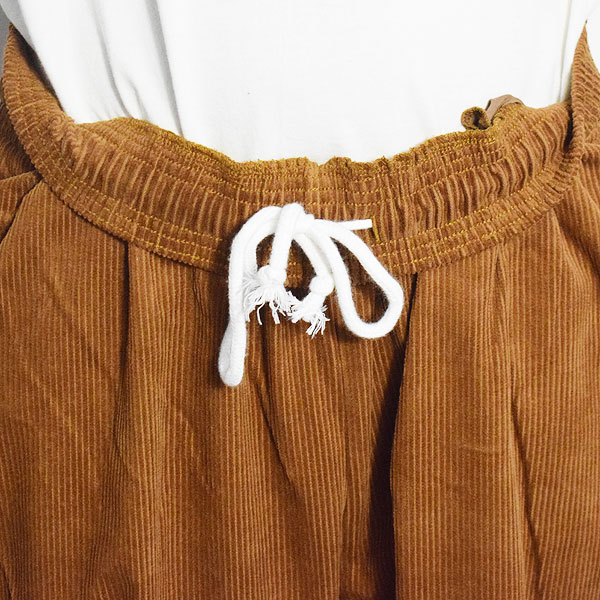 COOKMAN クックマン ChefPants Semiwide Corduroy Brown -BROWN- メンズ パンツ シェフパンツ イージーパンツ セミワイド atfpts