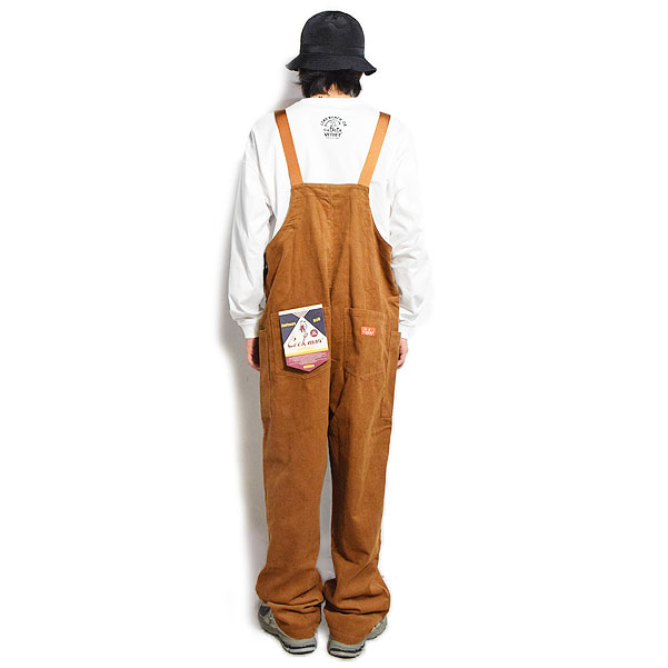 COOKMAN クックマン Fisherman's Bib Overall Corduroy Brown -BROWN- フィッシャーマンズオーバーオール 送料無料 atfpts