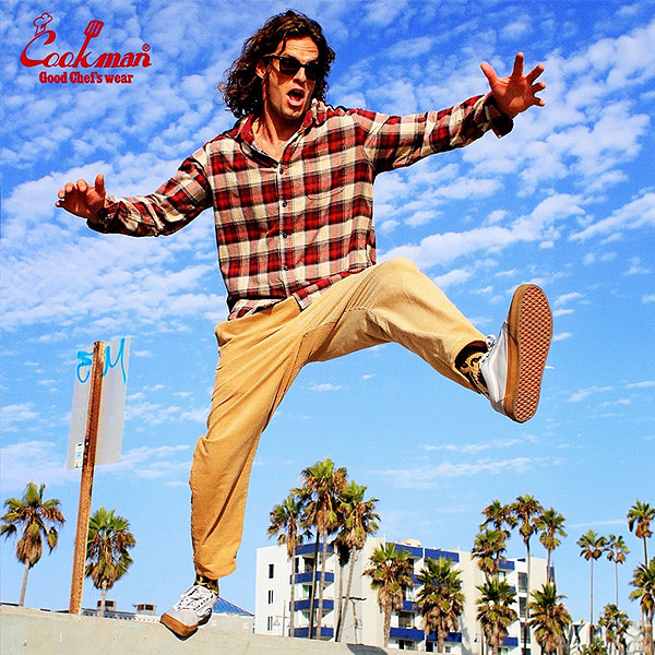 COOKMAN クックマン Harvest Pants Corduroy Beige -BEIGE- メンズ パンツ シェフパンツ ハーヴェストパンツ atfpts