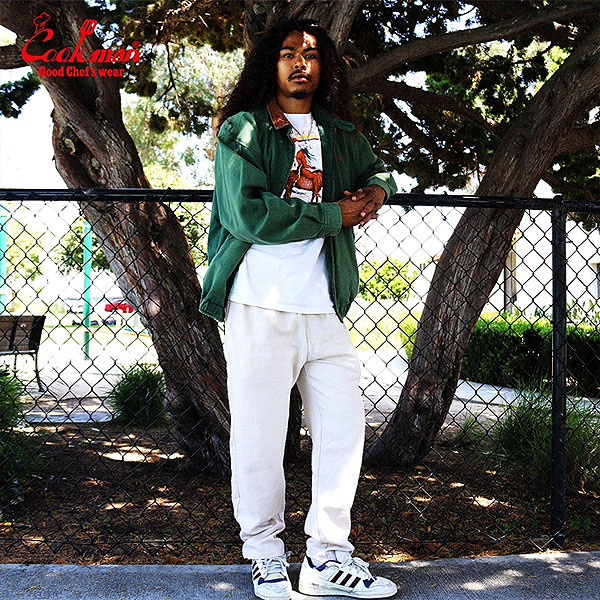 COOKMAN クックマン Chef Pants Milk Tweed Cream -OFF WHITE- メンズ パンツ シェフパンツ イージーパンツ ストリート atfpts