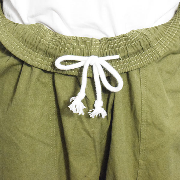 COOKMAN クックマン Harvest Pants Cropped Canvas Olive -OLIVE GREEN- メンズ パンツ シェフパンツ ハーヴェストパンツ atfpts