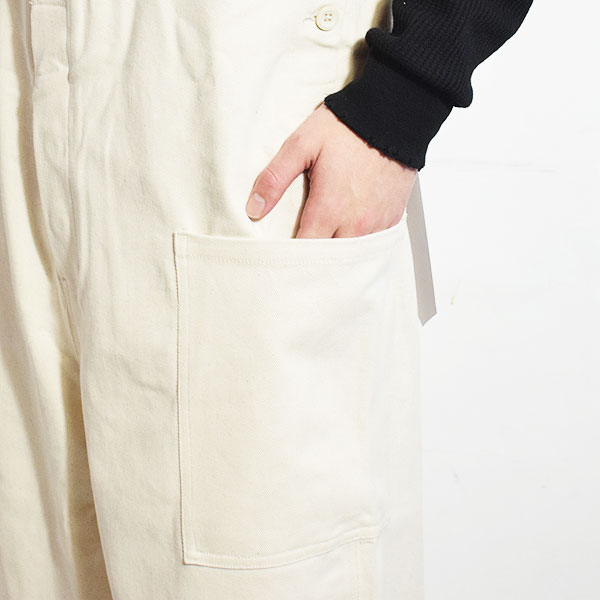 COOKMAN クックマン Fisherman's Bib Overall Denim Natural -OFF WHITE- メンズ フィッシャーマンズオーバーオール 送料無料 atfpts