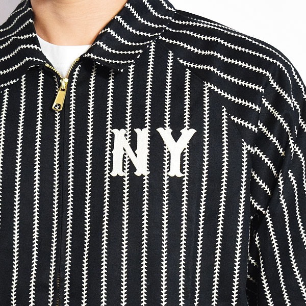 COOKMAN クックマン Delivery Jacket Negro Leagues NY Black Yankees -BLACK- メンズ ジャケット デリバリージャケット atfjkt
