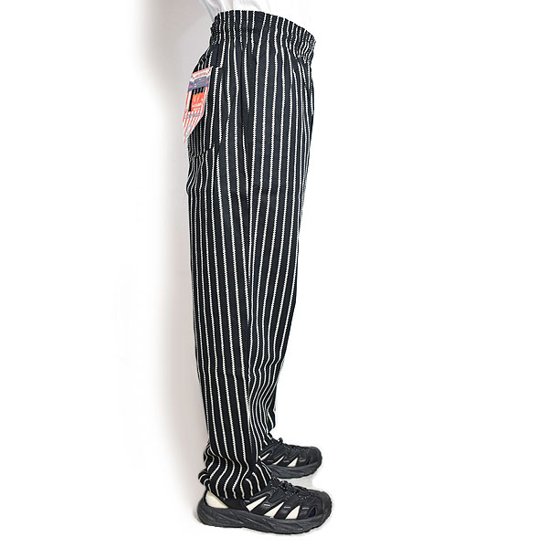 COOKMAN クックマン Chef Pants Semiwide Negro Leagues NY Black Yankees -BLACK- パンツ シェフパンツ セミワイド atfpts