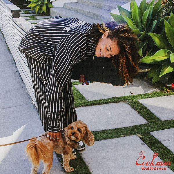 COOKMAN クックマン Chef Pants Semiwide Negro Leagues NY Black Yankees -BLACK- パンツ シェフパンツ セミワイド atfpts