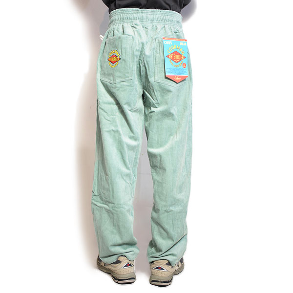 COOKMAN クックマン Chef Pants Semiwide Corduroy FAT Blue -BLUE- メンズ パンツ シェフパンツ atfpts