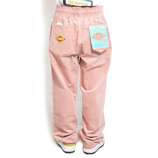 COOKMAN クックマン Chef Pants Semiwide Corduroy FAT Pink -LIGHT PINK- メンズ パンツ シェフパンツ atfpts