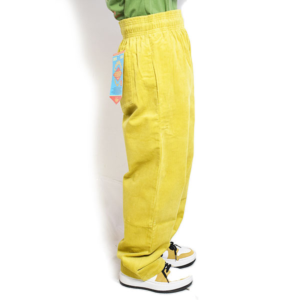 COOKMAN クックマン Chef Pants Semiwide Corduroy FAT Yellow -YELLOW- メンズ パンツ シェフパンツ atfpts