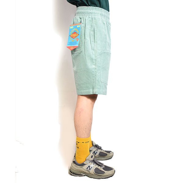 COOKMAN クックマン Chef Pants Short Front Pocket Corduroy FAT Blue -BLUE- メンズ ショートパンツ シェフパンツ atfpts