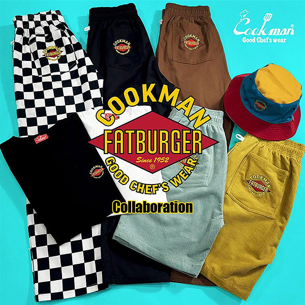 COOKMAN クックマン Chef Pants Short Front Pocket Corduroy FAT Blue -BLUE- メンズ ショートパンツ シェフパンツ atfpts