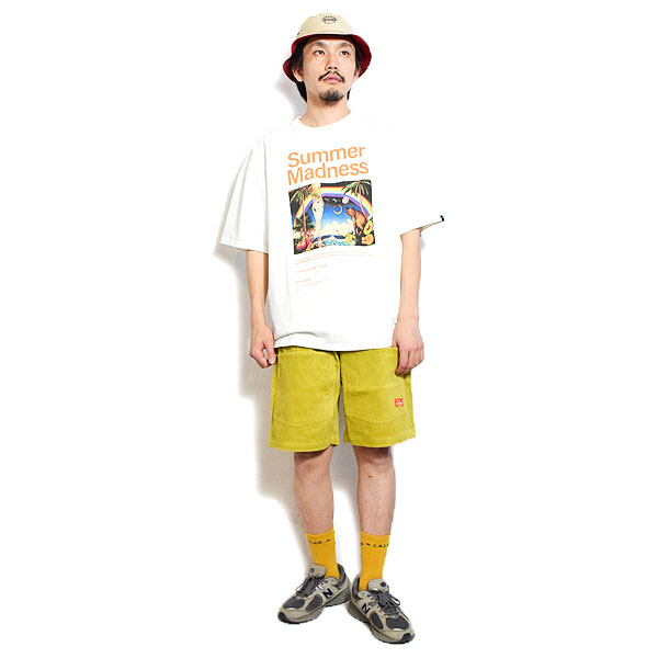 COOKMAN クックマン Chef Pants Short Front Pocket Corduroy FAT Yellow -YELLOW- メンズ ショートパンツ シェフパンツ atfpts
