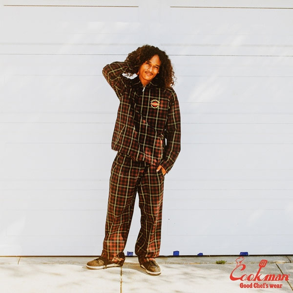 COOKMAN クックマン Delivery Jacket FAT Tartan Check -RED- メンズ ジャケット デリバリージャケット アウター 送料無料 atfjkt