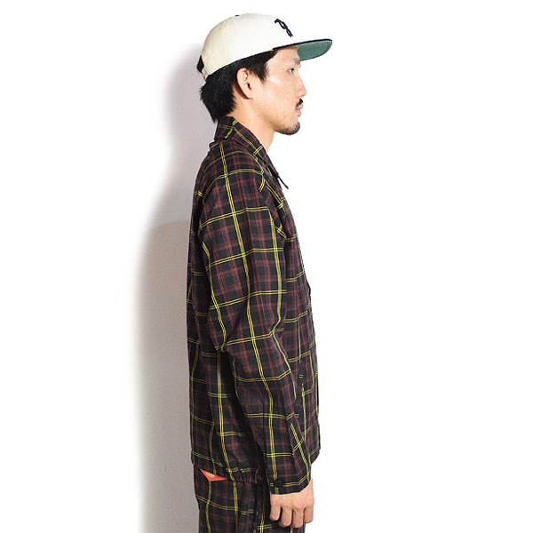COOKMAN クックマン Delivery Jacket FAT Tartan Check -RED- メンズ ジャケット デリバリージャケット アウター 送料無料 atfjkt