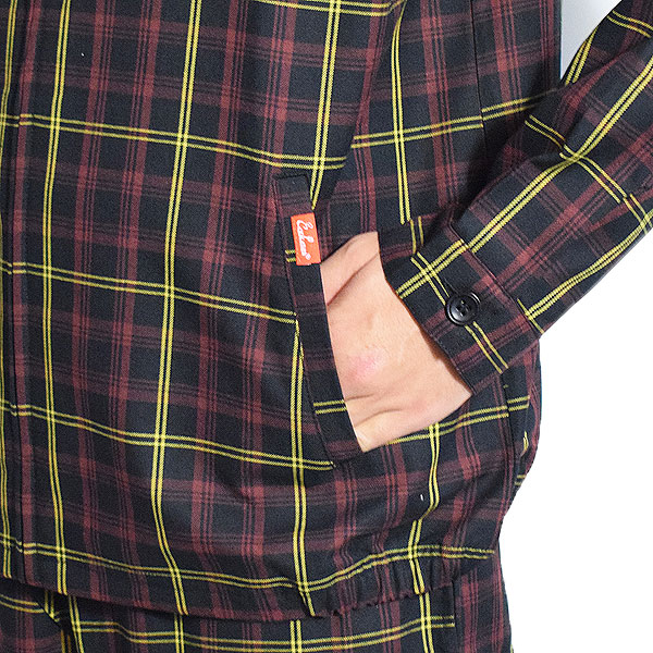 COOKMAN クックマン Delivery Jacket FAT Tartan Check -RED- メンズ ジャケット デリバリージャケット アウター 送料無料 atfjkt